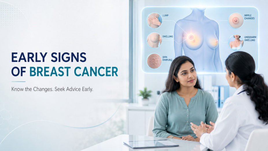 Early signs and symptoms of breast cancer - Dr. Sravanthi Reddy